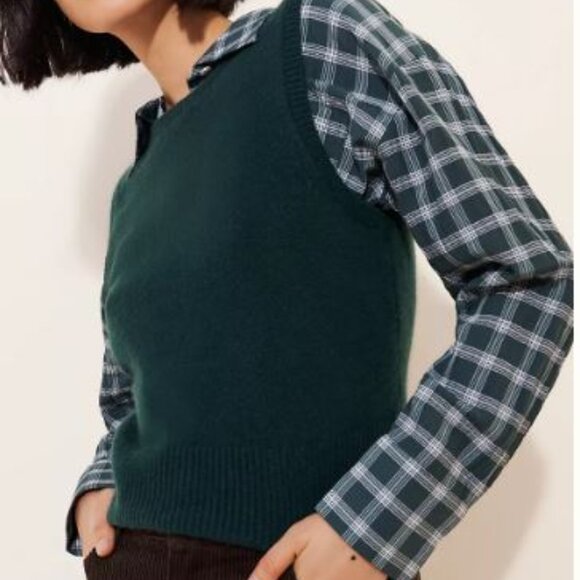 Alex Mill Erin Cashmere Sweater Vest - Picture 3 of 4